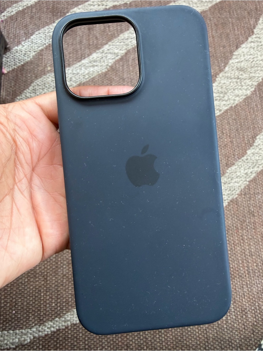 Apple Silicone iPhone Case - Black